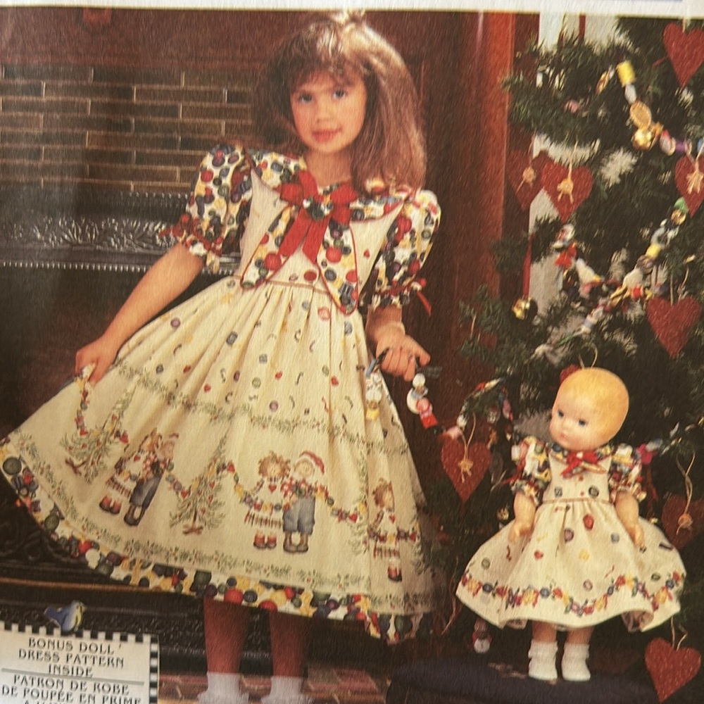 SOLD on EBay-Vintage 90s Daisy Kingdom Sewing Patterns Bundle Girls Dresses 3-6 - Picture 11 of 13